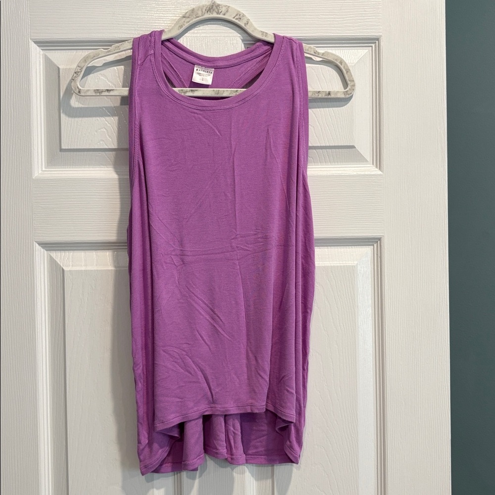 Athleta Purple Tank Top, size large